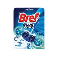 Bref Blue Aktiv akasztós WC-illatosító, eukaliptusz, 50 g