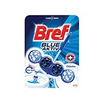 Bref Blue Aktiv akasztós WC illatosító blokk, chlorine 50 g
