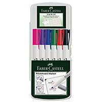 Whiteboardmarker Faber-Castell, pakke a 6 farver