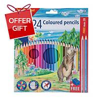 STAEDTLER 143 24 COLORED PENCILS - BOX OF 24