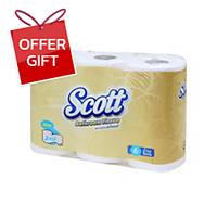 SCOTT Toilet Paper Rolls 3 Ply Pack of 6