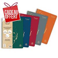 Cahier spirale Clairefontaine Forever A4 - 120 pages - 90 g - ligné
