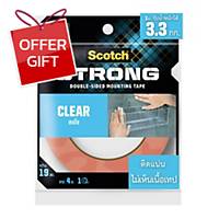 SCOTCH MOUNTING TAPE 19MM X 4M CLEAR