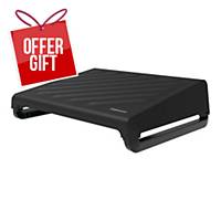Fellowes Footrest - Breyta Foot Rest with Textured Surface - Black