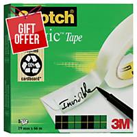 Scotch Magic Sticky Tape - 19Mm X 66M Roll