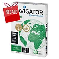 Caja de 5 paquetes 500 hojas de papel Navigator Universal - A4 - 80 g/m2