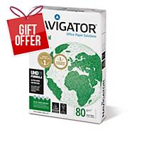 Navigator Universal premium paper A4 80g - 1 box = 5 reams of 500 sheets