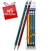 STAEDTLER ดินสอไม้ NORICA NOVELTY HB คละสี กล่อง 12 แท่ง