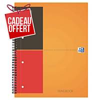 Cahier spirale Oxford Filingbook A4+ - 200 pages - ligné