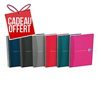 Cahier spirale Oxford Office The Essentials A5 - 180 pages - quadrillé