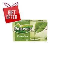 Pickwick Green Tea, Grape, 40g, 20 Bags