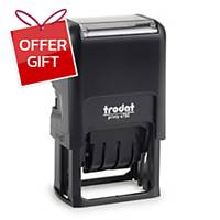 TRODAT 4750 Printy Self-Inking  Paid  Dater Stamp - 4mm Character Size