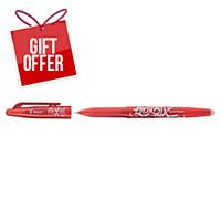 Pilot Frixion Ball Pen Red 0.35mm Line Width - Box of 12