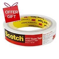 SCOTCH Double-Sided Tissue Tape 24mm X 10 Yards 3   Core