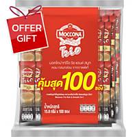 MOCCONA Coffee Trio 3In1 Rich And Smooth 15.8 Grams Pack of 100 Sachets