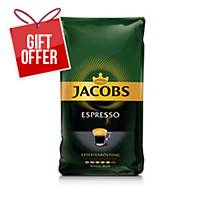 Jacobs Espresso Coffee Beans, 1kg
