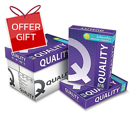 QUALITY PURPLE White A4 Copy Paper 80G 5 Reams/Box