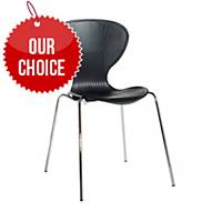 Sienna Dining Chair Black - Pack Of 4 - Del & Ins - Excludes Northern Ireland