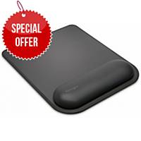 Kensington K52888EU Ergosoft™ Mousepad With Wrist Rest For Standard Mouse Black