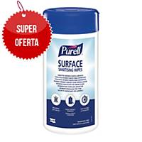 Preparat dezynfekujący PURELL Surface Sanitising, chusteczki, 100 sztuk