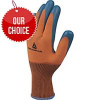 Delta Plus VE733 Supreme Grip Latex Coated Blue/Orange Glove Size 7 (Pair)