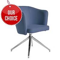 Otis Single Seater Tub Chair in Blue - Delivery & Install - Excludes NI