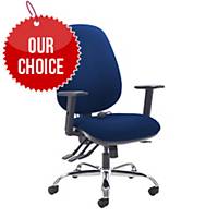 Jota Ergo High Back Managers Chair Blue - Delivery Only - Excludes NI