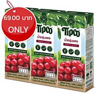 TIPCO Red Grape Juice 100 Pack of 3