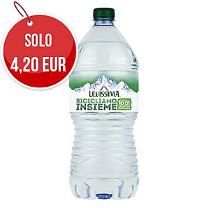 Acqua minerale naturale Levissima LaLitro bottiglia RPET 1 L - conf. 6