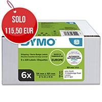Etichette per Dymo LabelWriter in carta bianca 101 mm in rotolo - conf. 6x220