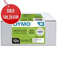 Etichette per Dymo LabelWriter in carta bianca 89 mm in rotolo - conf. 12x260