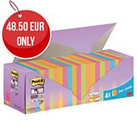Post-it Super Sticky Color Z-Notes Cabinet 76 mm x 76 mm Pack of 24 Pads