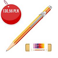 Długopis CARAN D ACHE 849 Colour Treasure, Warm Rainbow w złotym pudełku