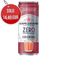 Bibita Cocktail SanPellegrino Zero in lattina 33 cl - conf. 24