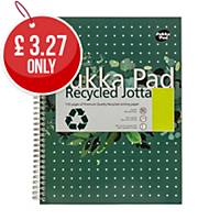 Pukka White A4 Recycled Wirebound Pads (Ruled/Margin) - Pack of 3 (3X55 Sheets)