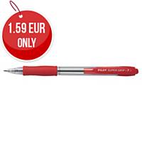 PILOT SUPERGRIP RETRACT B/POINT FINE RED