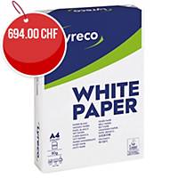 Papier Lyreco  A4 80 g/m2, blanc, Palette de 100 000 feuilles