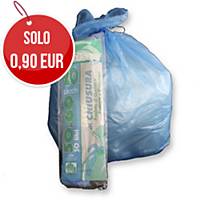 Sacchi spazzatura Rolsac 30 L azzurro - conf. 20