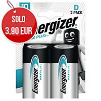 Batterie alcaline Max Plus Energizer D - conf. 2
