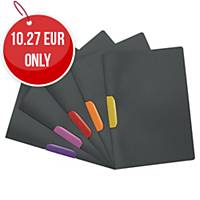 Durable Duraswing A4 Presentation Folder Assorted - Pack of 5