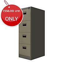 WORKSCAPE ZD-744 Filing Cabinet 4 Drawers Grey