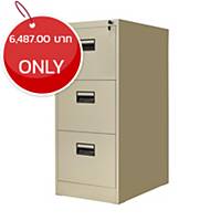 WORKSCAPE ZD-743 Filing Cabinet 3 Drawers Cream