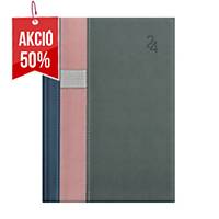 Vario heti határidőnapló B5 - kék/rózsaszín/szürke, 17 x 24,5 cm, 144 oldal