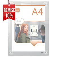 Cadre d affichage Nobo Premium Plus - A4 - acrylique - transparent