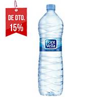 Pack de 12 garrafas de água Font Vella - 1,5 L