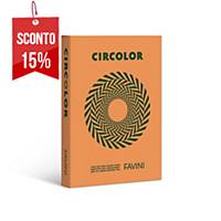 Carta colorata riciclata Circolor Favini A4 80g/mq Zucca- risma 500 fogli