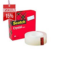 Scotch Crystal Clear 600 Tape 19mmx33M