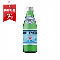 San Pellegrino Sparkling Mineral Water in a Glass Bottle, 0,25l, 24pcs