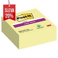 Super Sticky bločky v kostce Post-it® 2028, 76x76mm, žluté, bal. 270 lístků