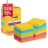Super Sticky bločky Post-it® 621, 47,6x47,6 mm, barev., bal. 12 bločk/90 líst